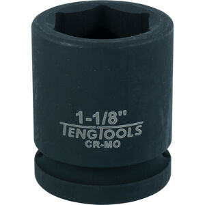 Teng Impact Socket 3/4 Inch Dr 1-1/8In 940136 Din Standard Design For Use With A Retaining Pin And Ring
Chrome Molybdenum For Use With Power Tools
Black Phosphate Finish For Easy Identification As An Impact Socket Accessory
Ring And Pin Fixing Hole On The Female End To Secure The Socket To The Air Gun
Supplied With A Metal Socket Clip For Use With A Socket Rail