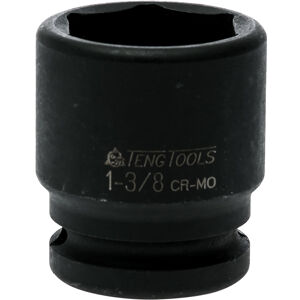 Teng Impact Socket 3/4 Inch Dr 1-3/8In 940144 Din Standard Design For Use With A Retaining Pin And Ring
Chrome Molybdenum For Use With Power Tools
Black Phosphate Finish For Easy Identification As An Impact Socket Accessory
Ring And Pin Fixing Hole On The Female End To Secure The Socket To The Air Gun
Supplied With A Metal Socket Clip For Use With A Socket Rail