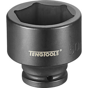 Teng Impact Socket 3/4 Inch Drive 50Mm 940550 Din Standard Design For Use With A Retaining Pin And Ring
Chrome Molybdenum For Use With Power Tools
Black Phosphate Finish For Easy Identification As An Impact Socket Accessory
Ring And Pin Fixing Hole On The Female End To Secure The Socket