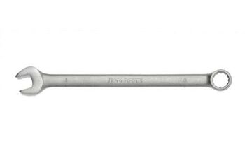 Teng Long Polished Combination Spanner 13Mm 605913 Extra Long Metric Combination Spanner
A Ring And Open Ended Spanner Combined With The Same Size Opening At Each End
Off Set At 15° For Easier Use On Flat Surfaces
Tengtools Hip Grip Design On The Ring End For Contact With The Flat Side Of The Fastening For Reduced Damage And Use On Rounded Nuts And Bolts
Chrome Vanadium Satin Finish
Designed And Manufactured To Din3113A