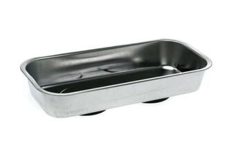 Teng Magnetic Tray Rectangular 580A Stainless Steel For Longer Life
Plastic Enclosed Magnet To Avoid Damage To Paintwork, Etc
Use For Screws, Nuts, Washers, Etc When Disassembling
Can Be Secured On It'S Side As Well As Upside Down