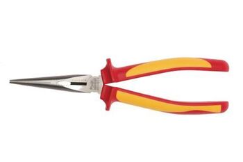 Teng Mb 8" 1000 Volt Long Nose Pliers MBV461-8 Approved For Live Working Up To 1,000 Volts
Integrated Protective Insulation With Two Colours To Clearly Indicate If There Is Any Damage To The Insulation
Chrome Molybdenum Steel
80° Cutting Edge Angle
Electricians Style Function
Tpr Grip For A More Secure And Comfortable Grip
Designed And Manufactured To Din5749 And Iec60900 (En60900)