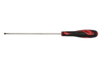 Teng Md Screwdriver Blade 3.5 X 150Mm MD916N2 Tt-Mv Plus Steel Alloy For Greater Strength And Material Flexibilty
Ergonomically Designed Bi-Material Handle For Easy Use With Higher Torque And Faster Speed
Hole In The Handle For Hanging Or For Use As A T Handle For Extra Torque Or With A Fall Protection Wire If Needed
The Handle Is Moulded Around The Blade To Ensure Straightness And To Allow Larger Blade Wings Which Give A Higher Torque Capacity
Designed And Manufactured To Din5264.