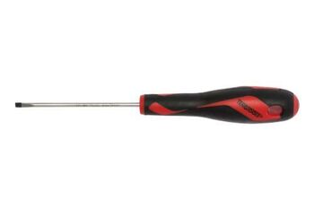 Teng Md Screwdriver Blade 3 X 75Mm MD920N Tt-Mv Plus Steel Alloy For Greater Strength And Material Flexibilty
Ergonomically Designed Bi-Material Handle For Easy Use With Higher Torque And Faster Speed
Hole In The Handle For Hanging Or For Use As A T Handle For Extra Torque Or With A Fall Protection Wire If Needed
The Handle Is Moulded Around The Blade To Ensure Straightness And To Allow Larger Blade Wings Which Give A Higher Torque Capacity
Designed And Manufactured To Din5264.