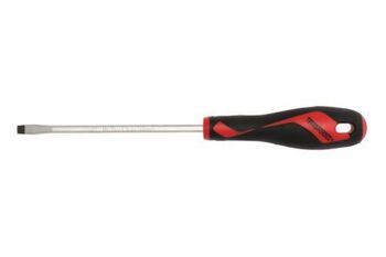 Teng Md Screwdriver Blade 5.5 X 125Mm MD931N Tt-Mv Plus Steel Alloy For Greater Strength And Material Flexibilty
Ergonomically Designed Bi-Material Handle For Easy Use With Higher Torque And Faster Speed
Hole In The Handle For Hanging Or For Use As A T Handle For Extra Torque Or With A Fall Protection Wire If Needed
The Handle Is Moulded Around The Blade To Ensure Straightness And To Allow Larger Blade Wings Which Give A Higher Torque Capacity
Designed And Manufactured To Din5264.