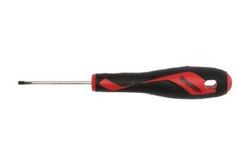 Teng Md Screwdriver Blade Type 2.5 X 50Mm MD914N Tt-Mv Plus Steel Alloy For Greater Strength And Material Flexibilty
Ergonomically Designed Bi-Material Handle For Easy Use With Higher Torque And Faster Speed
Hole In The Handle For Hanging Or For Use As A T Handle For Extra Torque Or With A Fall Protection Wire If Needed
The Handle Is Moulded Around The Blade To Ensure Straightness And To Allow Larger Blade Wings Which Give A Higher Torque Capacity
Designed And Manufactured To Din5264.