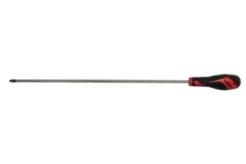 Teng Md Screwdriver Ph2 X 400Mm MD952N1 Tt-Mv Plus Steel Alloy For Greater Strength And Material Flexibilty
Ergonomically Designed Bi-Material Handle For Easy Use With Higher Torque And Faster Speed
Hole In The Handle For Hanging Or For Use As A T Handle For Extra Torque Or With A Fall Protection Wire If Needed
The Handle Is Moulded Around The Blade To Ensure Straightness And To Allow Larger Blade Wings Which Give A Higher Torque Capacity
Designed And Manufactured To Din Iso 8764