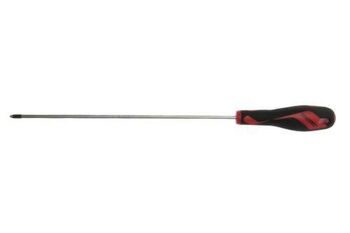 Teng Md Screwdriver Pz1 X 250Mm MD961N1 Tt-Mv Plus Steel Alloy For Greater Strength And Material Flexibilty
Ergonomically Designed Bi-Material Handle For Easy Use With Higher Torque And Faster Speed
Hole In The Handle For Hanging Or For Use As A T Handle For Extra Torque Or With A Fall Protection Wire If Needed
The Handle Is Moulded Around The Blade To Ensure Straightness And To Allow Larger Blade Wings Which Give A Higher Torque Capacity
Designed And Manufactured To Din Iso 8764