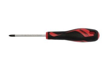 Teng Md Screwdriver Pz1 X 75Mm MD961N Tt-Mv Plus Steel Alloy For Greater Strength And Material Flexibilty
Ergonomically Designed Bi-Material Handle For Easy Use With Higher Torque And Faster Speed
Hole In The Handle For Hanging Or For Use As A T Handle For Extra Torque Or With A Fall Protection Wire If Needed
The Handle Is Moulded Around The Blade To Ensure Straightness And To Allow Larger Blade Wings Which Give A Higher Torque Capacity
Designed And Manufactured To Din Iso 8764