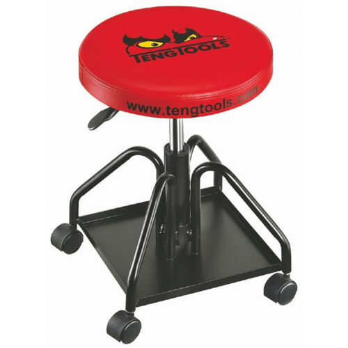 Teng Mechanic'S Chair TCA06 Adjustable Height To Ensure A Comfortable Working Position
Padded Seat With The Tengtools Logo
Swivel Castors To Move Around Easily
Handy Storage Shelf In The Bottom Of The Stool Keeping Components Close To Hand