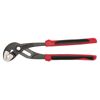 Teng Mega Bite 10" Water Pump Pliers Quick Action Tpr Handle MB481-10TQ Simply Position The Upper Jaw Against The Work Piece And Press The Button To Close The Jaw - Quick, Simple And Time Saving
Pipe Grip With Serrated Jaws For Increased Grip
Shaped To Protect The Operators Fingers