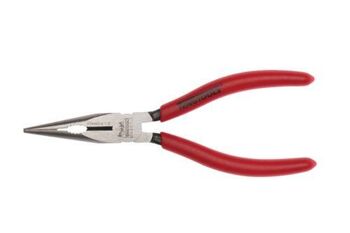 Teng Mega Bite 5" Long Nose Pliers MB461-5 Long Straight Jaws For Easier Access
Jaws With A Serrated Grip For Increased Gripping Power
Chrome Molybdenum Alloy Steel For Durability And Strength
80° Cutting Edge Angle
Vinyl Grip For Easier Use In Pockets Or Tool Pouches
Din5745