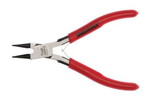 Teng Mega Bite 5" Mini Round Nose Pliers MBM467 Long Straight Jaws For Easier Access
High Carbon Steel Construction
Return Spring For Easier Operation
Vinyl Grip For Easier Use In Pockets Or Tool Pouches