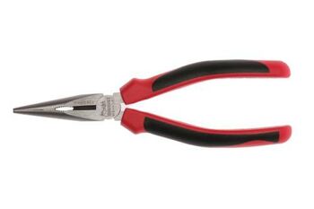 Teng Mega Bite 6" Long Nose Pliers Tpr Handles MB461-6T Long Straight Jaws For Easier Access
Jaws With A Serrated Grip For Increased Gripping Power
Chrome Molybdenum Alloy Steel For Durability And Strength
80° Cutting Edge Angle
Tpr Grip For A More Secure And Comfortable Grip
Din5745