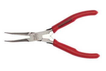 Teng Mega Bite 6" Mini Bent Nose Pliers MBM469 Long Offset Straight Jaws For Easier Access
High Carbon Steel Construction
Return Spring For Easier Operation
Vinyl Grip For Easier Use In Pockets Or Tool Pouches
