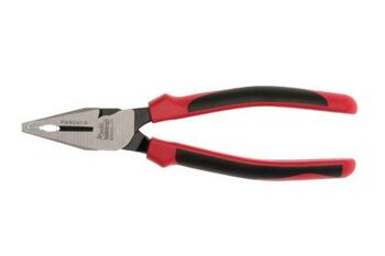 Teng Mega Bite 7" Heavy Duty Combo Pliers Tpr  MB452-7T High Leverage Function For Increased Gripping And Cutting Power
Features A Pipe Grip With Serrated Jaw For A More Secure Grip
Chrome Molybdenum Alloy Steel For Durability And Strength
80° Cutting Edge Angle
Tpr Grip For A More Secure And Comfortable Grip
Din5746