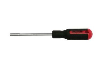 Teng Mega Nut Driver 5.5Mm MDN4055 Metric Nut Driver
Single Hex 6 Point Socket
Screwdriver Type Handle For Use With Hexagon Nuts And Bolts
Chrome Vanadium Steel Alloy For Greater Strength And Material Flexibility
Ergonomically Designed Bi-Material Handle For Easy Use With Higher Torque And Faster Speed
Hole In The Handle For Hanging Or For Use As A T Handle For Extra Torque Or With A Fall Protection Wire If Needed
The Handle Is Moulded Around The Blade To Ensure Straightness And To Allow Larger Blade Wings Which Give A Higher Torque Capacity
Designed And Manufactured To Din3125