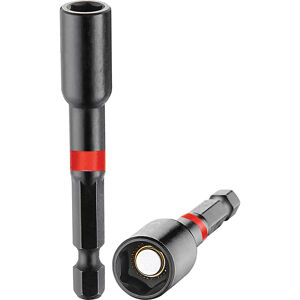 Teng Nut Setter Impact 1/4 Inch 65Mm NSP65108 1/4" Hexagon Drive Nut Setter
Designed For Higher Torsion Enabling Use With Power Tools Such As Electric And Rechargeable Screwdrivers
The 6 Point 1/4" Af Socket Includes A Magnet For Holding The Fastening
Suitable For Use On Ferrous Fastenings