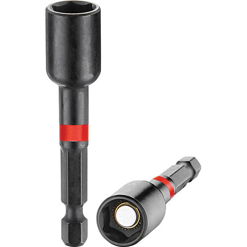 Teng Nut Setter Impact 10Mm 65Mm NSP65510 1/4" Hexagon Drive Nut Setter
Designed For Higher Torsion Enabling Use With Power Tools Such As Electric And Rechargeable Screwdrivers
The 6 Point 1/4" Af Socket Includes A Magnet For Holding The Fastening
Suitable For Use On Ferrous Fastenings