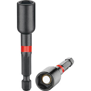 Teng Nut Setter Impact 8Mm 65Mm NSP65508 1/4" Hexagon Drive Nut Setter
Designed For Higher Torsion Enabling Use With Power Tools Such As Electric And Rechargeable Screwdrivers
The 6 Point 1/4" Af Socket Includes A Magnet For Holding The Fastening
Suitable For Use On Ferrous Fastenings