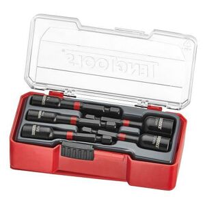 Teng Nut Setter Set Impact 5 Pieces TJNS05 Bit Set That Fits Into The Tttj04 Tool Tray Allowing You To Store 4 Tj Sets In A Single Tray
The 6 Point Socket Includes A Magnet For Holding The Fastening
Suitable For Use On Ferrous Fastenings