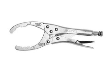 Teng Oil Filter Removal Pliers 409 53-118Mm Capacity To Suit Most Oil Filters
Two Stage Grip Areas On The Jaws For Added Versatility
Ideal For Removing And Installing Objects Of Many Shapes When A Tight Grip Is Required
Chrome Vanadium With Drop Forged Jaws, Heat Treated And Nickel Plated