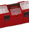 Teng Plastic Handy Box TCP445C Plastic Carrying Case, Ideal For Carrying And Storing Tools
Includes A Tray With Dividers For Storing Smaller Items
Double Snap Lock Mechanism For A Secure Fit When Closing The Box