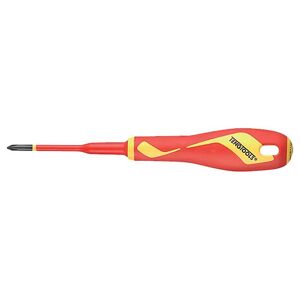 Teng Screwdriver Ph1 X 80Mm Rbd 1000V MDV742N Reduced Blade Diameter Giving An Ultra Slim Blade For Easier Access
Approved For Live Working Up To 1,000 Volts
Integrated Protective Insulation With Two Colours To Clearly Indicate If There Is Any Damage To The Insulation
For Use With Phillips Type Screws
Tt-Mv Plus Steel Alloy For Greater Strength And Material Flexibility
Ergonomically Designed Bi-Material Handle For Easy Use With Higher Torque
Designed And Manufactured To Din Iso 8764 And Iec60900 (En60900)