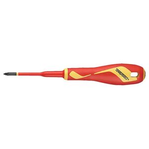 Teng Screwdriver Pz1 X 80Mm Rbd 1000V MDV762N Reduced Blade Diameter Giving An Ultra Slim Blade For Easier Access
Approved For Live Working Up To 1,000 Volts
Integrated Protective Insulation With Two Colours To Clearly Indicate If There Is Any Damage To The Insulation
For Use With Pozidriv Type Screws
Tt-Mv Plus Steel Alloy For Greater Strength And Material Flexibility
Ergonomically Designed Bi-Material Handle For Easy Use With Higher Torque
Designed And Manufactured To Din Iso 8764 And Iec60900 (En60900)