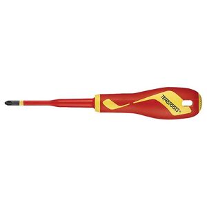 Teng Screwdriver Pz2 X 100Mm Rbd 1000V MDV764N Reduced Blade Diameter Giving An Ultra Slim Blade For Easier Access
Approved For Live Working Up To 1,000 Volts
Integrated Protective Insulation With Two Colours To Clearly Indicate If There Is Any Damage To The Insulation
For Use With Pozidriv Type Screws
Tt-Mv Plus Steel Alloy For Greater Strength And Material Flexibility
Ergonomically Designed Bi-Material Handle For Easy Use With Higher Torque
Designed And Manufactured To Din Iso 8764 And Iec60900 (En60900)