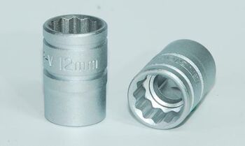 Teng Socket 3/8 Inch Drive 12Pt 12 Mm M38051212 12 Point Single Hexagon Socket For A Better Grip
Chrome Vanadium
Satin Finish For A Better Grip When Handling The Socket
Ball Bearing Recess On The Female End To Grip The Ratchet
Designed And Manufactured To Din3120/3124 And Iso2725
Supplied With A Metal Socket Clip For Use With A Socket Rail