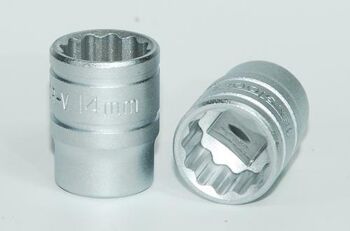 Teng Socket 3/8 Inch Drive 12Pt 14 Mm M38051412 12 Point Single Hexagon Socket For A Better Grip
Chrome Vanadium
Satin Finish For A Better Grip When Handling The Socket
Ball Bearing Recess On The Female End To Grip The Ratchet
Designed And Manufactured To Din3120/3124 And Iso2725
Supplied With A Metal Socket Clip For Use With A Socket Rail