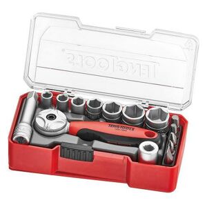 Teng Socket Set 1/4 Inch Drive 15 Pieces TJ1415 Socket Set That Fits Into The Tttj04 Tool Tray Allowing You To Store 4 Tj Sets In A Single Tray
1/4" Drive Stubby Ratchet And Accessories
1/4" Drive Sockets And A Selection Of Bits