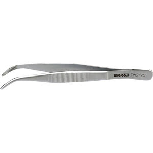 Teng Stainless Precision Tweezer Curved/Serrated 125Mm TW2125 Serrated Jaw For Improved Grip
Made From Special Grade Stainless Steel Suitable For Use In Special Environments
Matt Finish
Hot Drop Forged Construction For Greater Strength And Durability