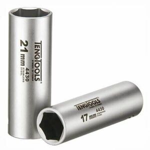 Teng Stainless Steel 1/2" Dr Deep Socket 17Mm MS1206176 4430 Stainless Steel Making It Ideal For The Food, Medical, Aerospace And Marine Industries Or For Use In Any Acidic Environment
Satin Finish For A Better Grip When Handling The Socket
6 Point Single Hexagon Socket For A Better Grip
Ball Bearing Recess On The Female End To Grip The Ratchet
Designed And Manufactured To Din3120/3124 And Iso2725
Supplied With A Metal Socket Clip For Use With A Socket Rail