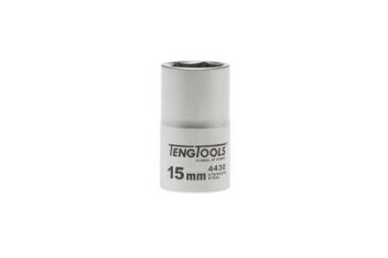 Teng Stainless Steel 1/2" Dr Socket 15Mm MS1205156 4430 Stainless Steel Making It Ideal For The Food, Medical, Aerospace And Marine Industries Or For Use In Any Acidic Environment
Satin Finish For A Better Grip When Handling The Socket
6 Point Single Hexagon Socket For A Better Grip
Ball Bearing Recess On The Female End To Grip The Ratchet
Designed And Manufactured To Din3120/3124 And Iso2725
Supplied With A Metal Socket Clip For Use With A Socket Rail