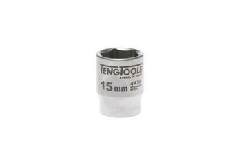 Teng Stainless Steel 3/8" Dr Socket 15Mm MS380515 4430 Stainless Steel Making It Ideal For The Food, Medical, Aerospace And Marine Industries Or For Use In Any Acidic Environment
Satin Finish For A Better Grip When Handling The Socket
6 Point Single Hexagon Socket For A Better Grip
Ball Bearing Recess On The Female End To Grip The Ratchet
Designed And Manufactured To Din3120/3124 And Iso2725
Supplied With A Metal Socket Clip For Use With A Socket Rail