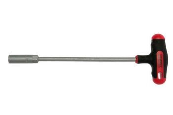 Teng T-Handle Nut Driver 11Mm MDNT411 Single Hexagon 6 Point Socket
T Handle Type Driver For Use With Hexagon Nuts And Bolts
Chrome Vanadium Steel Alloy For Greater Strength
Ergonomically Designed Bi-Material Handle For Higher Torque
Hole In The Handle For Hanging Or For Use With A Fall Protection Wire
Designed And Manufactured To Din3125