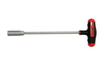 Teng T-Handle Nut Driver 13Mm MDNT413 Single Hexagon 6 Point Socket
T Handle Type Driver For Use With Hexagon Nuts And Bolts
Chrome Vanadium Steel Alloy For Greater Strength
Ergonomically Designed Bi-Material Handle For Higher Torque
Hole In The Handle For Hanging Or For Use With A Fall Protection Wire
Designed And Manufactured To Din3125