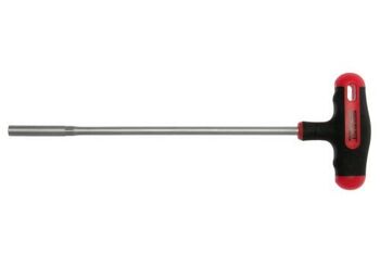 Teng T-Handle Nut Driver 6Mm MDNT406 Single Hexagon 6 Point Socket
T Handle Type Driver For Use With Hexagon Nuts And Bolts
Chrome Vanadium Steel Alloy For Greater Strength
Ergonomically Designed Bi-Material Handle For Higher Torque
Hole In The Handle For Hanging Or For Use With A Fall Protection Wire
Designed And Manufactured To Din3125