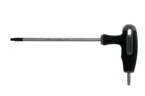 Teng T-Handle Torx T15 X 100Mm 520015 Tpx Type On The Long Key End For Tamper Proof Tx Fastenings
Regular Tx End On The Short Arm Giving The Ability To Apply Higher Torque
Manufactured In Chrome Molybdenum For Extra Strength
Ergonomically Designed Bi-Material Handle For Use With Higher Torque
Hole In The Handle For Hanging Or For Use With A Fall Protection Wire