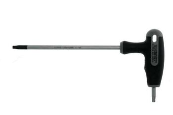 Teng T-Handle Torx T15 X 100Mm 520015 Tpx Type On The Long Key End For Tamper Proof Tx Fastenings
Regular Tx End On The Short Arm Giving The Ability To Apply Higher Torque
Manufactured In Chrome Molybdenum For Extra Strength
Ergonomically Designed Bi-Material Handle For Use With Higher Torque
Hole In The Handle For Hanging Or For Use With A Fall Protection Wire