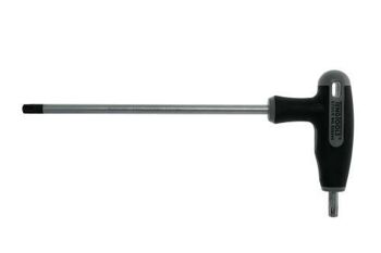 Teng T-Handle Torx T45 X 200Mm 520045 Tpx Type On The Long Key End For Tamper Proof Tx Fastenings
Regular Tx End On The Short Arm Giving The Ability To Apply Higher Torque
Manufactured In Chrome Molybdenum For Extra Strength
Ergonomically Designed Bi-Material Handle For Use With Higher Torque
Hole In The Handle For Hanging Or For Use With A Fall Protection Wire