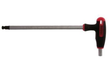 Teng T Handle Hex Driver 5/16" X 190Mm 510110 Ball Point End On The Long Key End Giving Access At Angles Of Up To 25°
Ideal For Use In Confined Spaces
Regular Hex End On The Short Arm Giving The Ability To Apply Higher Torque
Manufactured In Chrome Molybdenum For Extra Strength
Ergonomically Designed Bi-Material Handle For Easy Use With Higher Torque
Hole In The Handle For Hanging Or For Use With A Fall Protection Wire