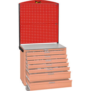 Teng Tool Box Accessory Panel Add On V03 TC-S03 Preconfigured Pack Including Panels, Brackets, Fixing Bars, A Header And A Work Top
Designed To Fit With A Tengtools Cabinet When A Panel Set Has Already Been Installed
Creates A Double Width Work Station