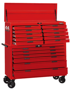 Teng Tool Box Stack System 53In 16 Drawer TCW816LNSTACK A 10 Drawer Top Box (Tc810N) And A 6 Drawer Roller Cabinet (Tcw806Ln) Combined To Create A Stack System With 16 Drawers
The Full Width Drawers Are Suitable For Holding 8 Tengtools Tt Trays Plus 2 Ttx Trays
Each Drawer Is Supplied With An Eva Drawer Mat And Plastic Trimmed Handle
Drawers Have Ball Bearing Slides For A Smoother And More Reliable Opening And Closing Action
Use With The Tengtools Get Organised System To Build Your Ultimate Tool Kit