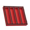 Teng Tool Box Storage Eva Tray 4 Sections TED00 Storage Tray With 4 Compartments
Three Colour Pre-Cut Eva Foam
Ideal For Storing Small Items As Part Of A Tool Kit Or Work Station
Removable Lid And Dove Tail Joints