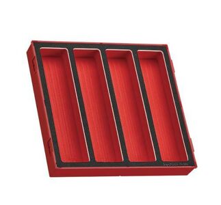 Teng Tool Box Storage Eva Tray 4 Sections TED00 Storage Tray With 4 Compartments
Three Colour Pre-Cut Eva Foam
Ideal For Storing Small Items As Part Of A Tool Kit Or Work Station
Removable Lid And Dove Tail Joints