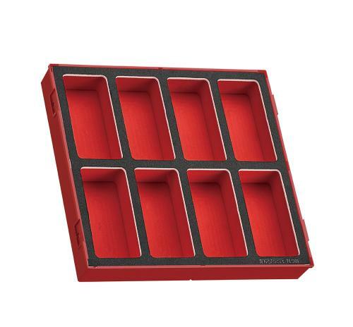 Teng Tool Box Storage Eva Tray 8 Sections TED01 Storage Tray With 8 Compartments
Three Colour Pre-Cut Eva Foam
Ideal For Storing Small Items As Part Of A Tool Kit Or Work Station
Removable Lid And Dove Tail Joints