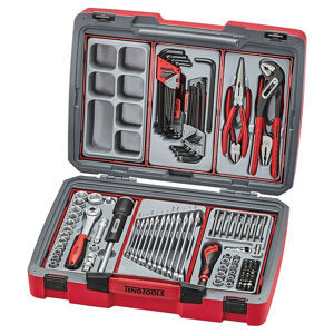Teng Tool Kit Tc-6T 114 Piece TC-6T01 Supplied In The Unique Tengtools Tc-6T Service Case With The Tools Supplied In 6 Tengtools Tt Trays.
Hard Wearing Carrying Case With Distinctive Branding.
Robust Moulded Body With Built In Strength And Durability.
Handle On Side Make It Easy To Carry.
